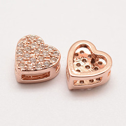 Brass Micro Pave Grade AAA Cubic Zirconia Pendants&nbsp;ZIRC-G090-71-NR
