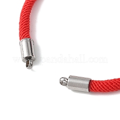 3Pcs 3 Colors Nylon Round Cord Slider Bracelet Making&nbsp;AJEW-JB01461