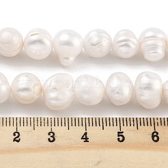 天然養殖淡水パールビーズ連売り  ポテト  古いレース  9~10mm  穴：0.6mm  約19~20個/連  6.10~6.50（15.5~16.5センチメートル）&nbsp;PEAR-C003-14C