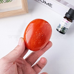 Natural Red Aventurine Palm Stones&nbsp;WG36594-01