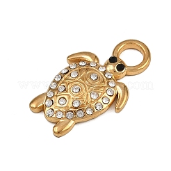 304 Stainless Steel with Rhinestone Pendants&nbsp;LS-STAS-G363-06G