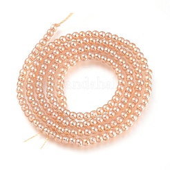 Electroplate Glass Beads Strands&nbsp;X-EGLA-I013-2mm-PL01