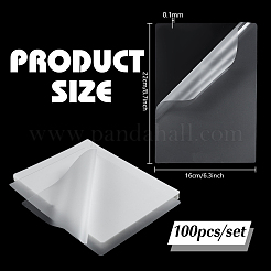100Pcs PET Laminating Pouch Film Photo Protecting Sheets&nbsp;AJEW-WH0752-110