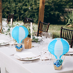 Paper & Iron Ball Lantern Party Decor&nbsp;AJEW-NB0009-45B