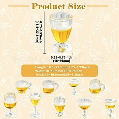 50Pcs Acrylic Wine Bottle Miniature Ornaments&nbsp;DIY-CJ0003-42