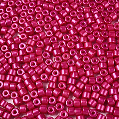 Baking Paint Pearlized Glass Seed Beads&nbsp;SEED-T008-03O