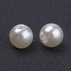 Creamy White Round Chunky Imitation Loose Acrylic Pearl Beads&nbsp;X-PACR-8D-12