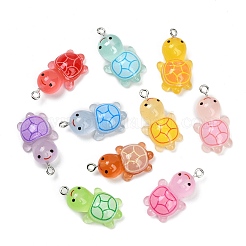Resin Tortoise Pendants&nbsp;RESI-V007-01
