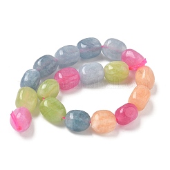Dyed Natural Malaysia Jade Beads Strands&nbsp;G-P528-I12-01