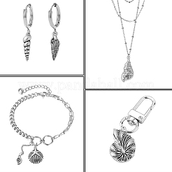 50Pcs 10 Style Tibetan Style Alloy Pendants&nbsp;TIBEP-CJ0003-46