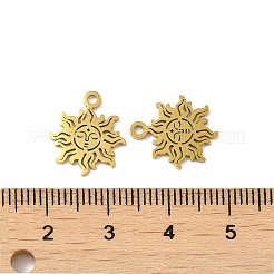 Ion Plating(IP) 304 Stainless Steel Charms&nbsp;X-STAS-J042-04G