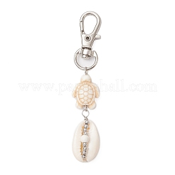 Natural Cowrie Shell Pendant Decorations&nbsp;HJEW-JM03316-02