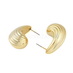 Teardrop CCB Plastic Stud Earrings for Women&nbsp;EJEW-Q382-03G