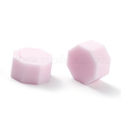シーリングワックス粒子  レトロシーリング印鑑用  八角形  パールピンク  0.85x0.85x0.5cm約1550個/ 500g&nbsp;DIY-B003-19