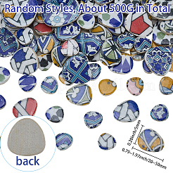 500G 4 Colors Mosaic Tiles Porcelain Cabochons&nbsp;DIY-SP0007-87