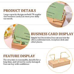 1Pc Wood Name Card Holder&nbsp;ODIS-SP0001-09A