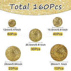 160Pcs 10 Styles Glitter Craft Foam Balls&nbsp;DIY-SP0005-58B