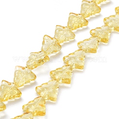 Transparent Glass Bead Strands&nbsp;EGLA-C002-A01