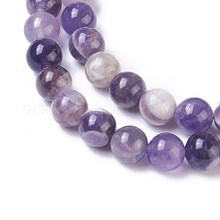 Natural Chevron Amethyst Beads Strands&nbsp;X1-G-I222-8mm-01