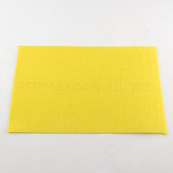 DIYクラフト用品不織布刺繍針フェルト  正方形  きいろ  298~300x298~300x1mm  約50個/袋&nbsp;DIY-Q007-30