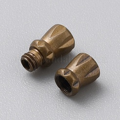 Column Brass Screw Clasps&nbsp;FIND-WH0518-97D