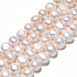 Natural Cultured Freshwater Pearl Beads Strands&nbsp;PEAR-N014-08A