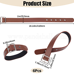Imitation Leather Shirt Sleeve Holders&nbsp;BJEW-WH0020-68E