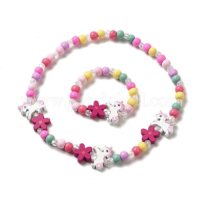 Wholesale Maple Wood Acrylic Jewelry Set