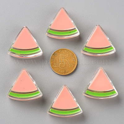 Transparent Enamel Acrylic Beads&nbsp;TACR-S155-001C-1