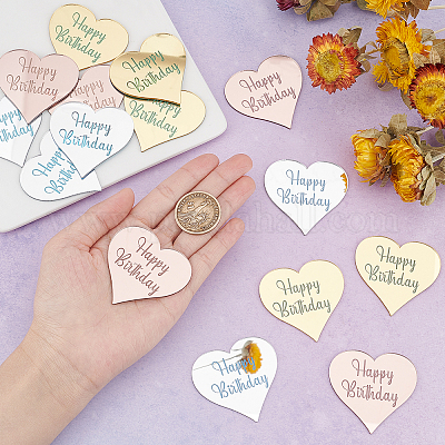 Wholesale GORGECRAFT 30PCS Acrylic Happy Birthday Cupcake Toppers Cake ...