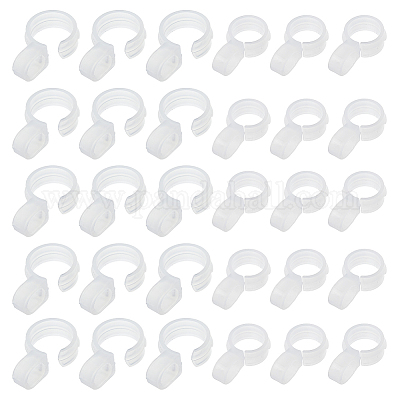 60Pcs 2 Styles Plastic Hooks&nbsp;FIND-HS0002-21-1
