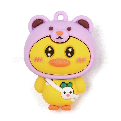 Cartoon Duckling Plastic Pendants&nbsp;FIND-R100-03D-1
