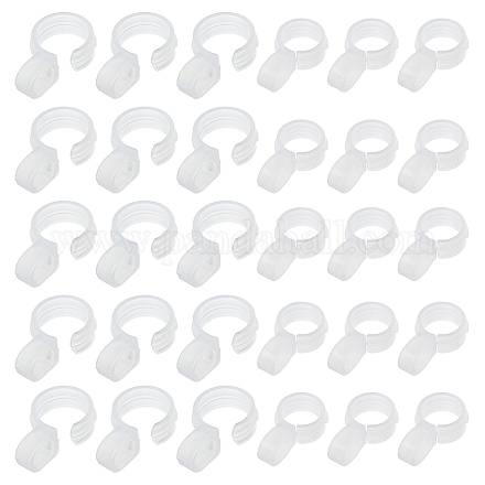 60Pcs 2 Styles Plastic Hooks FIND-HS0002-21-1
