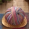 Cashmere Segment Dyed Yarn, for Weaving, Knitting & Crochet, Hot Pink, 2mm, about 131.23 Yards(120m)/Skein