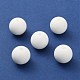 シリコンビーズ  ラウンド  ホワイト  14.5~15mm  穴：2.2mm&nbsp;SIL-WH0012-001E-1