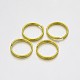 Brass Split Rings&nbsp;KK-E647-09G-9mm-1