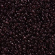 ガラスシードビーズ  トランスペアレント  ラウンド  淡いバイオレットレッド  8/0  3mm  穴：1mm  約10000ビーズ/ポンド&nbsp;SEED-A004-3mm-16-2