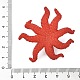 オペーク樹脂カボション  タコ  レッド  51.5x45.5x18.5mm&nbsp;LS-RESI-C061-02-3