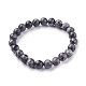 Natural Larvikite Beads Stretch Bracelets&nbsp;BJEW-F380-01-B14-6