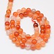 Natural Carnelian Beads Strands&nbsp;X-G-N0006-6mm-17-2