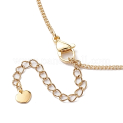 Round Natural Freshwater Pearl Copper Wire Wrapped Pendant Necklaces&nbsp;NJEW-JN04947-01