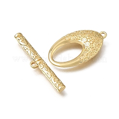 Brass Toggle Clasps&nbsp;KK-CJC6001-01B-G-RS