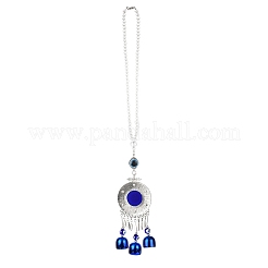 Evil Eye Alloy Lampwork Pendant Decorations&nbsp;LS-HJEW-M005-02E-AS