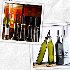 40Pcs PVC Liquor Bottle Wine Pourers Cover&nbsp;FIND-CP0001-99