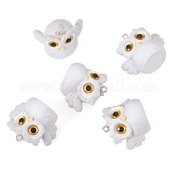5Pcs Opaque Resin Pendants&nbsp;RESI-TADJ0001-26A