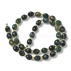 Natural Moss Agate Beads Strands&nbsp;G-F809-A29-01