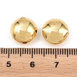 真鍮ビーズ  ラウンド  ラックめっき  長持ちメッキ  鉛フリー＆カドミウムフリー  18KGP本金メッキ  11.5x6.5mm  穴：1.8mm&nbsp;KK-H292-11G