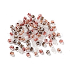 100Pcs Transparent Inside Colours Glass Beads&nbsp;GLAA-P061-01E