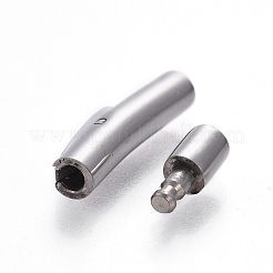 Tarnish Resistant 304 Stainless Steel Bayonet Clasps&nbsp;STAS-E473-01A-P