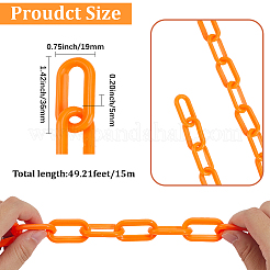 1Pc PVC Plastic Cable Chains&nbsp;FIND-SP0020-65A